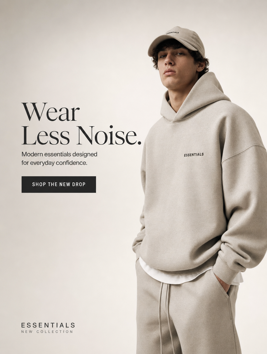 Streetwear campaign design